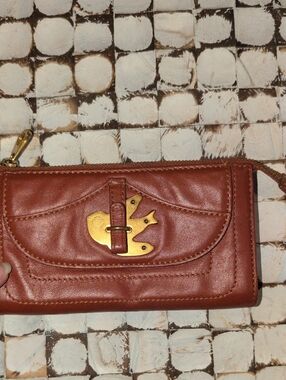 Marc By Marc Jacobs "Petal To The Metal Bird " Wallet In Brown - Retired